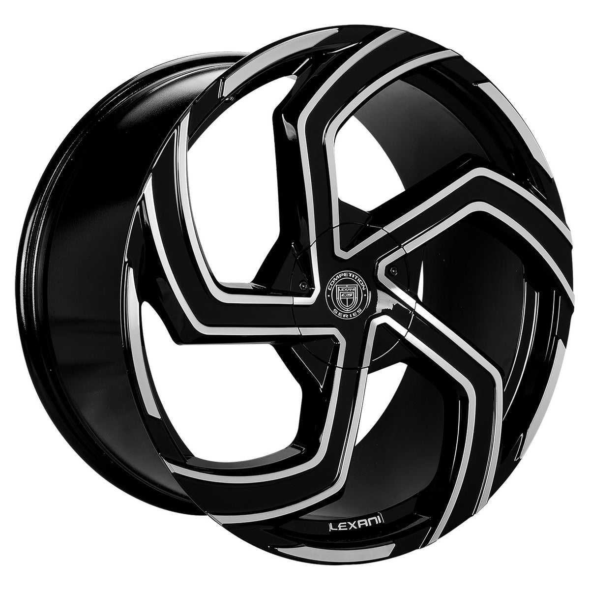 Lexani Swift-6 Black/Machined wheel
