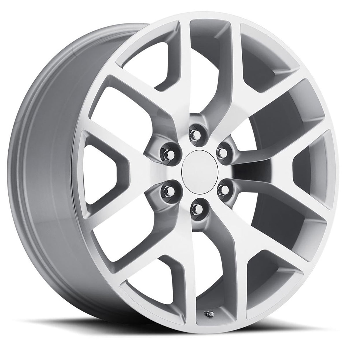Factory Reproductions FR44 Silver/Machined wheel