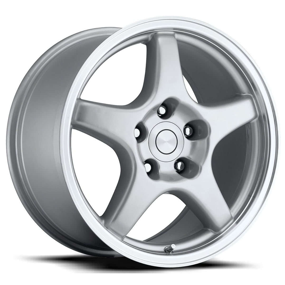 Factory Reproductions FR21 C4 ZR1 CORVETTE Silver/Machined wheel