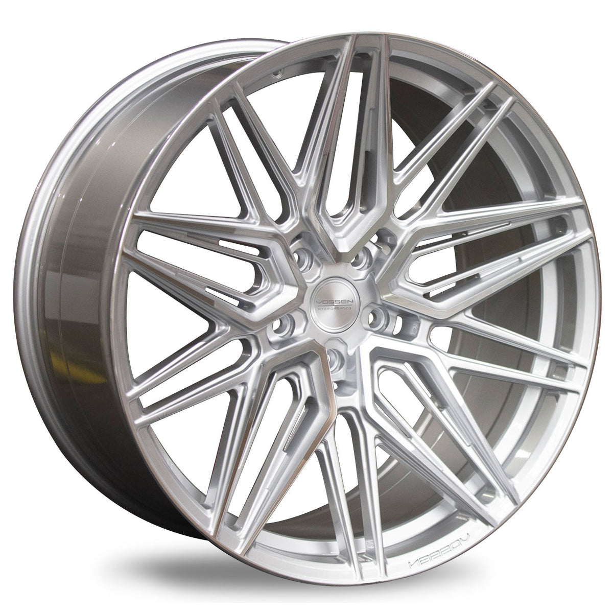 Vossen HF-7 Silver/Polished wheel