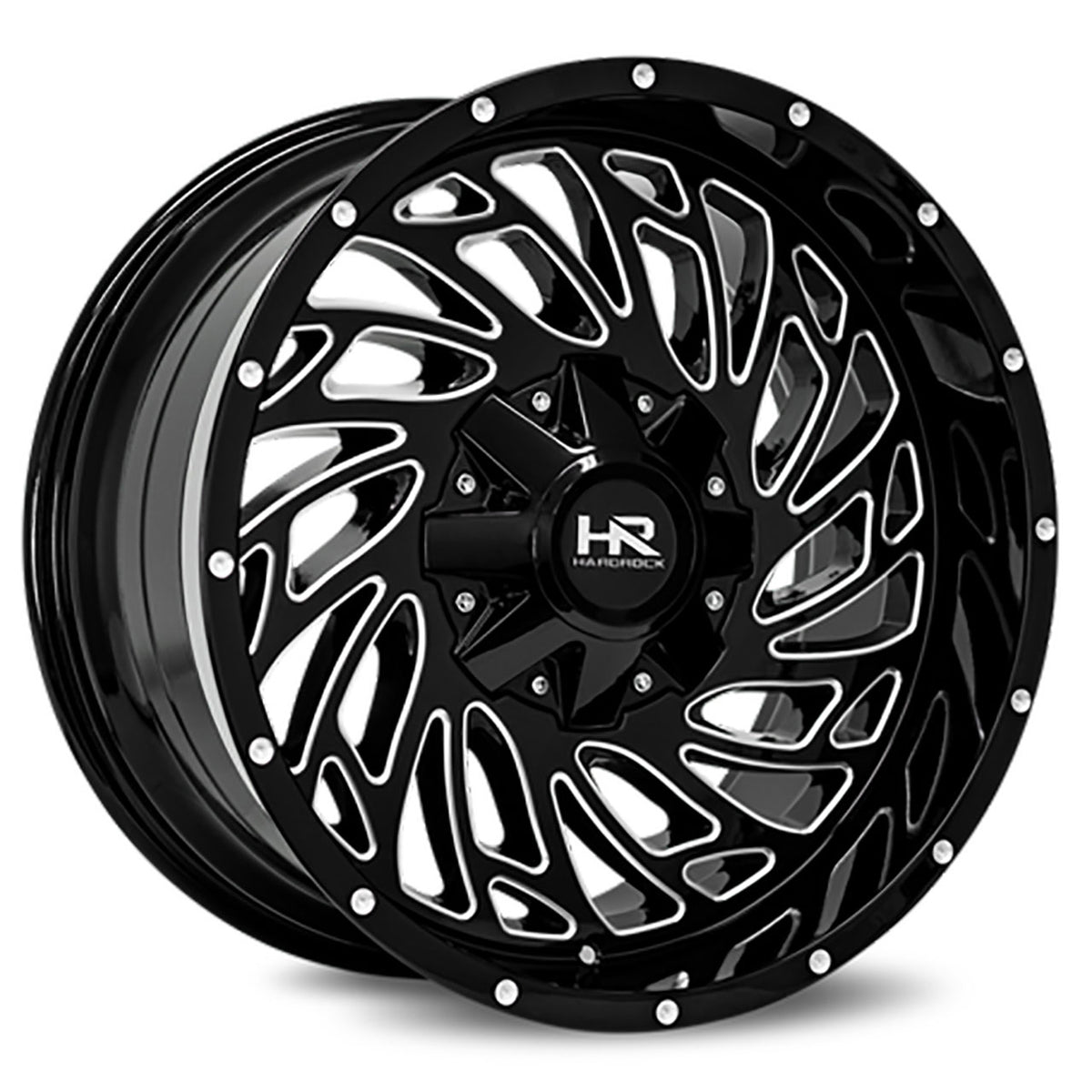 Hardrock H710 ATTACK Black/Machined wheel