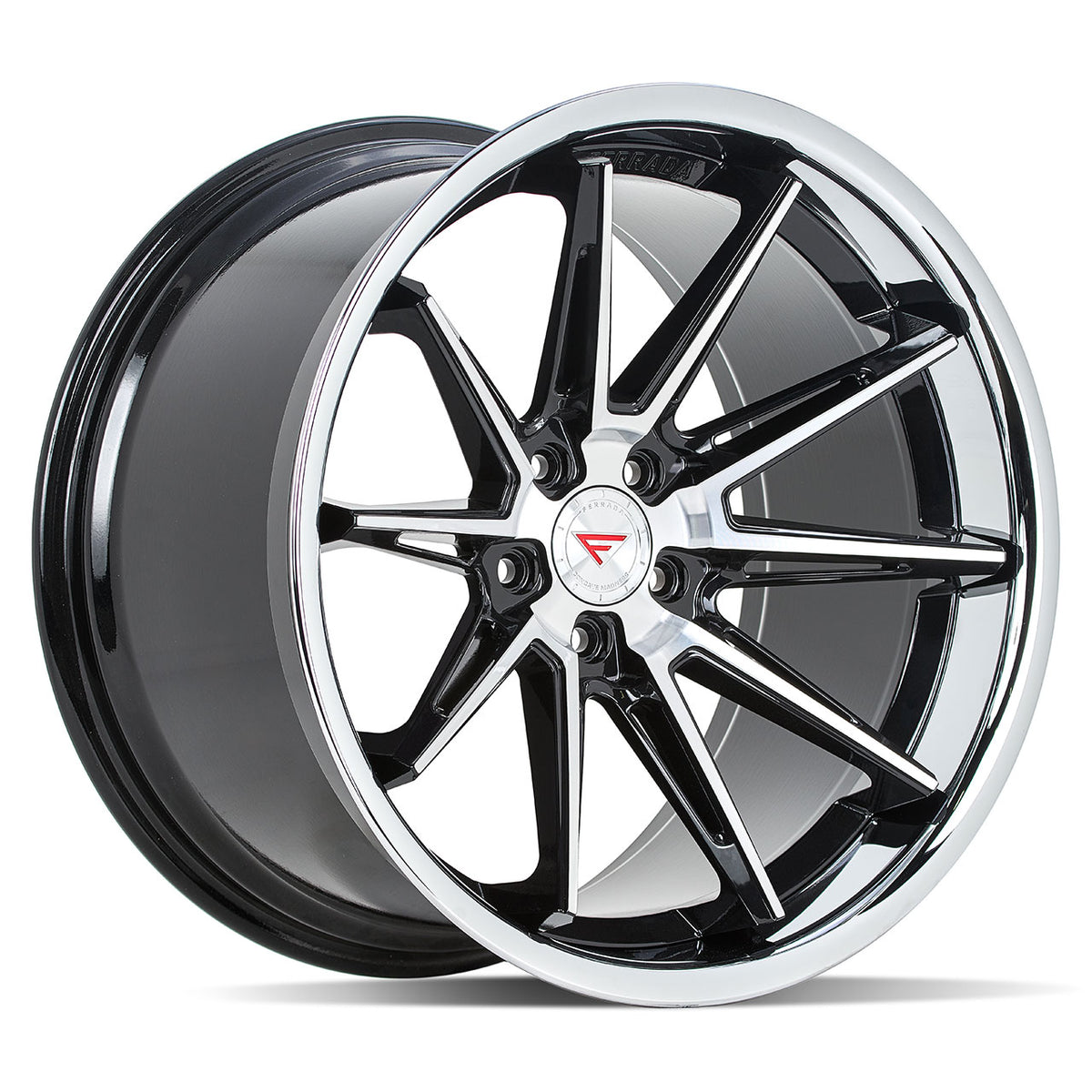 Ferrada CM2 Black/Machined/Chrome wheel