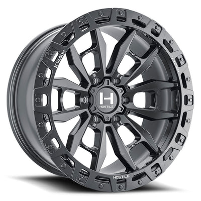 Hostile H130 CRANDON-6 Black wheel