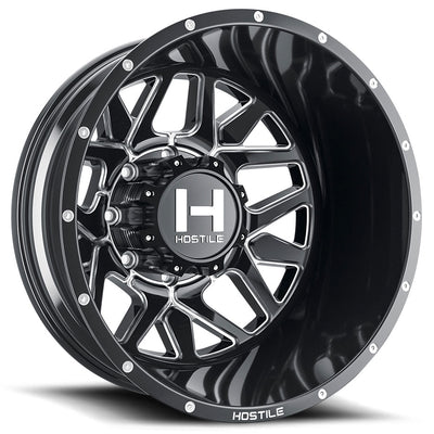 Hostile H402 DIABLO-R Black/Milled wheel