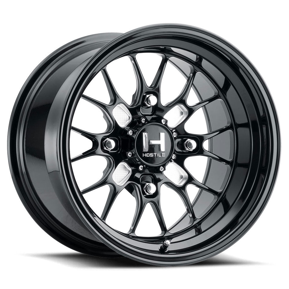 Hostile Forged HF11 BOOST UTV Black/Machined wheel
