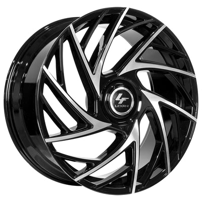 Lexani MUGELLO XL Black/Machined wheel