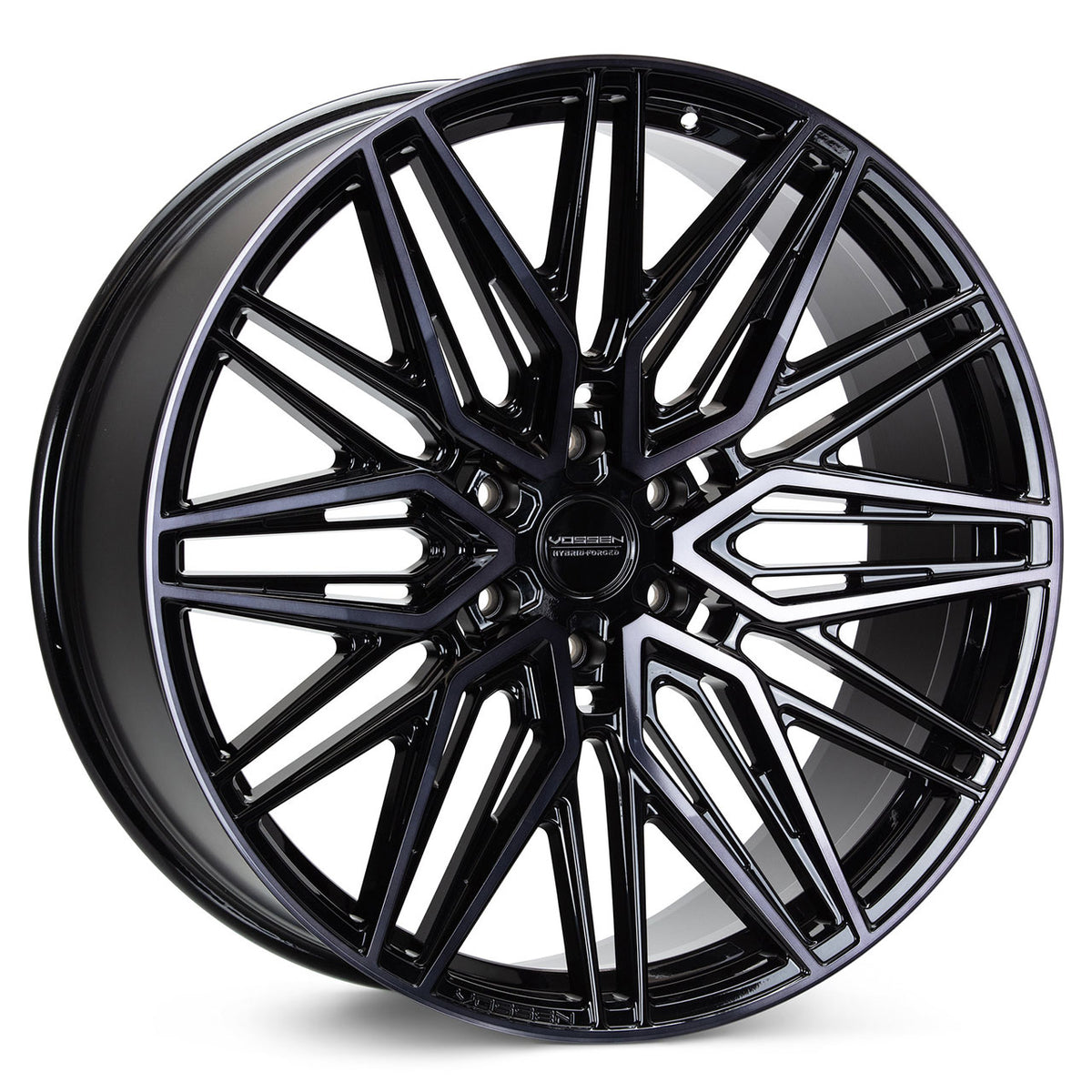 Vossen HF6-5 Black/Machined wheel