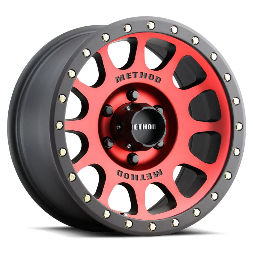 Method Race Wheels MR305 NV Red/Black wheel