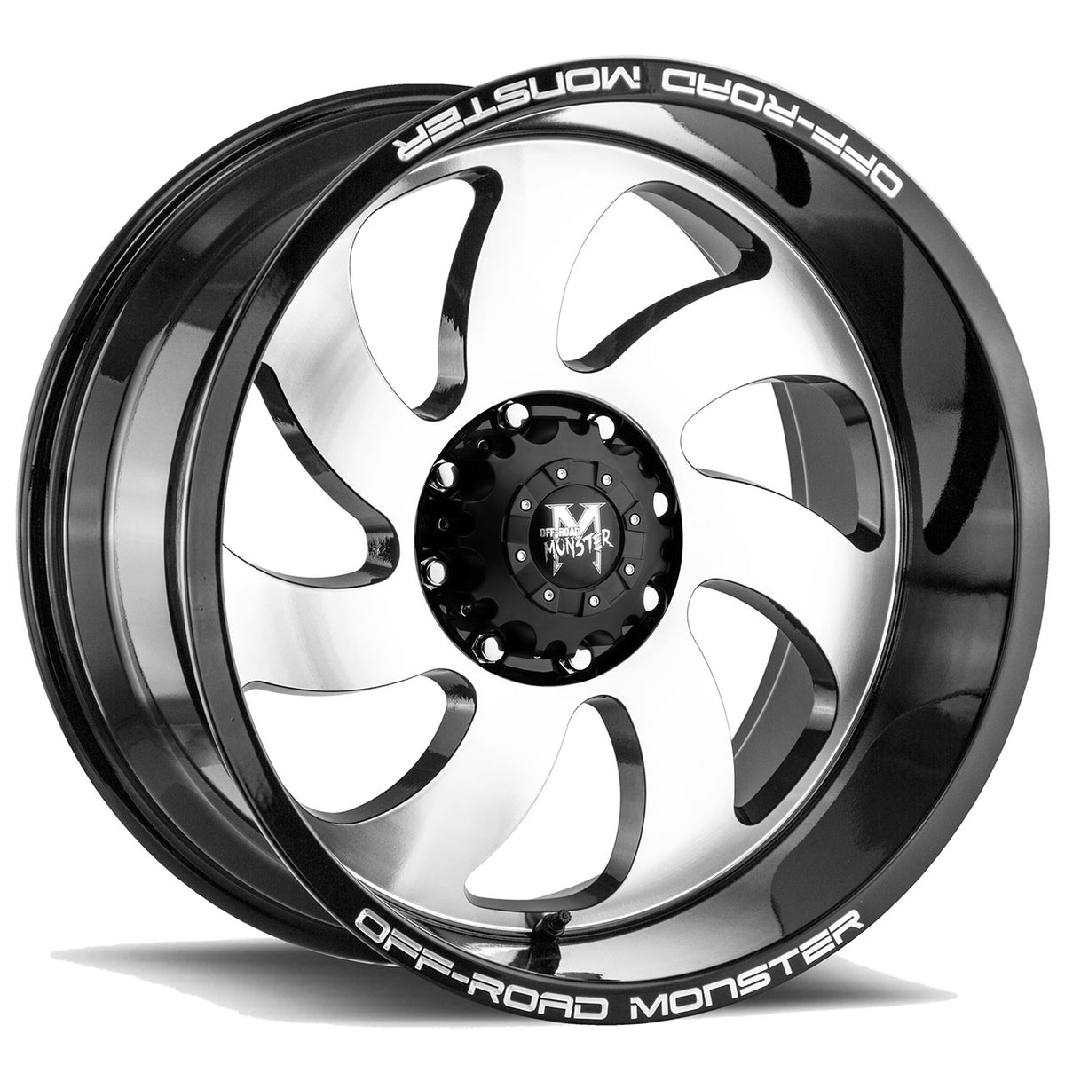 Off-Road Monster M07 Black/Machined wheel
