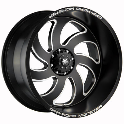 Off-Road Monster M07 Black/Milled wheel