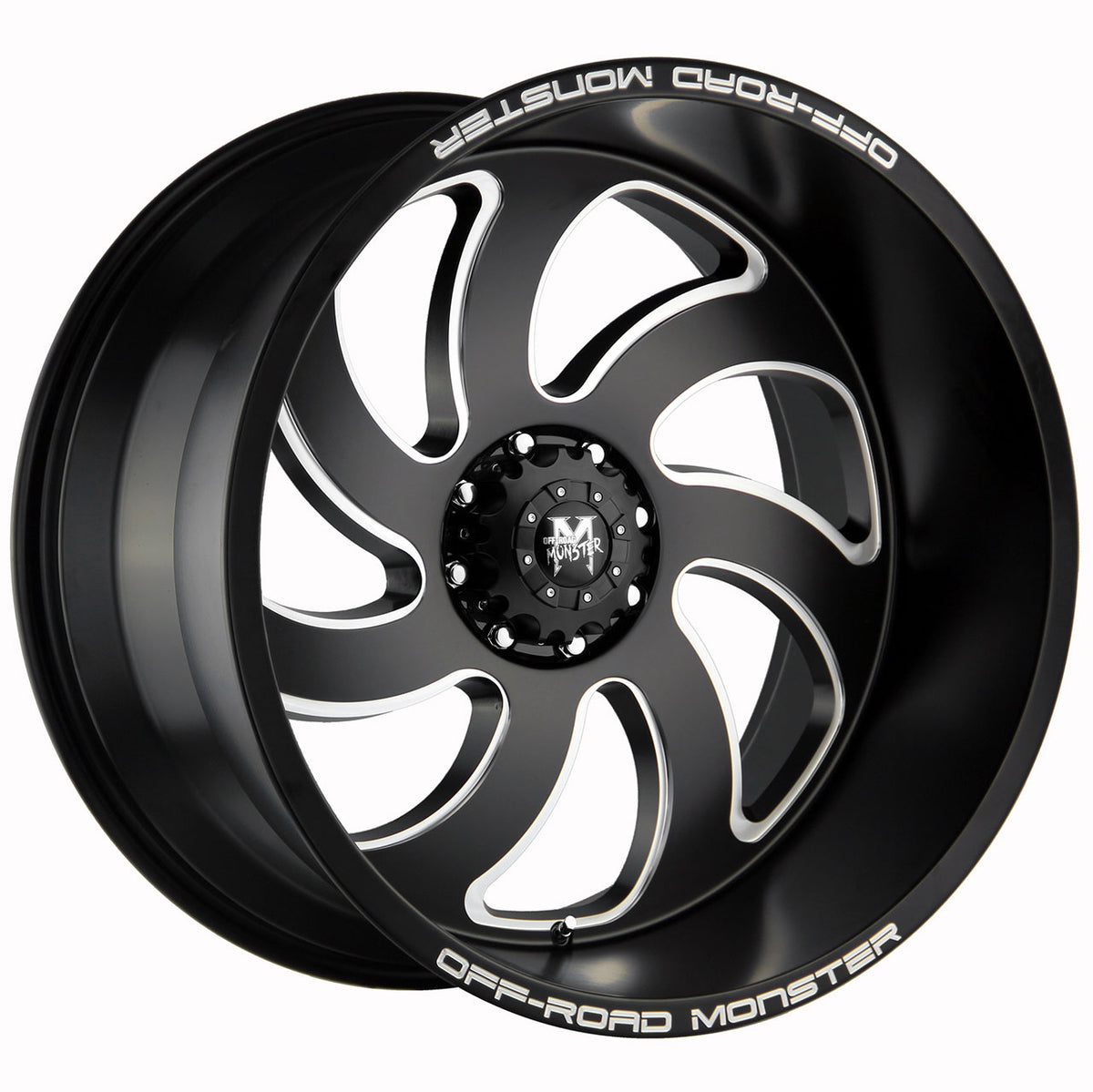 Off-Road Monster M07 Black/Milled wheel
