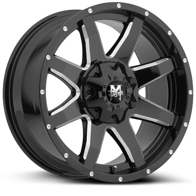 Off-Road Monster M08 Black/Machined wheel