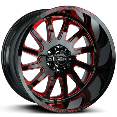 Off-Road Monster M17 Black/Red wheel