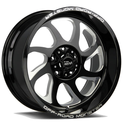 Off-Road Monster M22 Black/Machined wheel