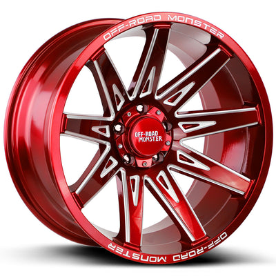Off-Road Monster M25 Red wheel