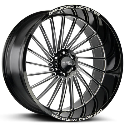 Off-Road Monster M27 Black/Machined wheel