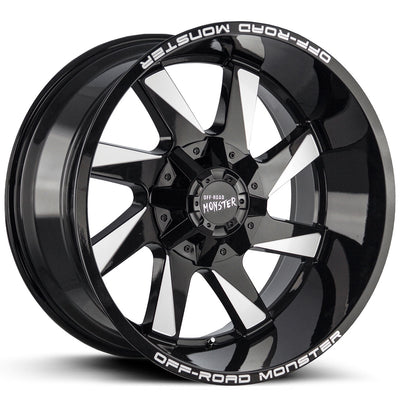 Off-Road Monster M80 Black/Machined wheel