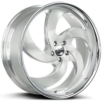 Strada Street Classics RETRO 5 Brushed CNC with Chr wheel