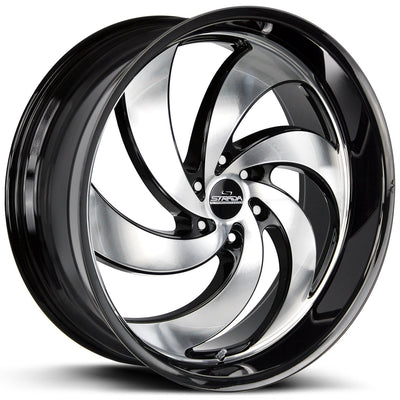 Strada Street Classics RETRO 6 Black/Machined wheel
