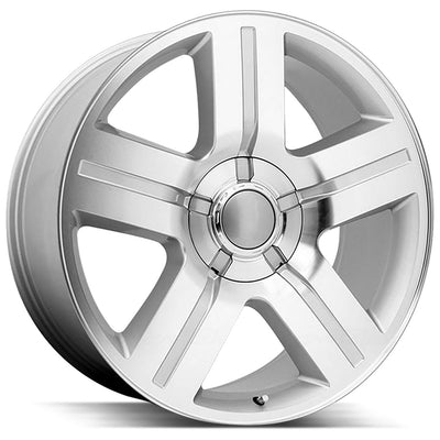 Wheel Replicas By Strada TEXAS EDITION Silver/Machined wheel