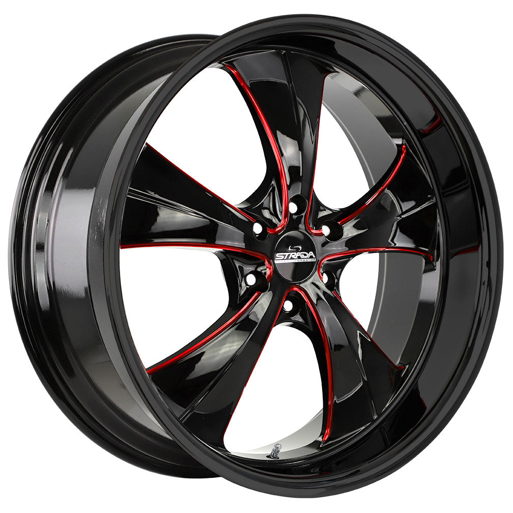 Strada Street Classics OLD SKOOL Black/Red wheel