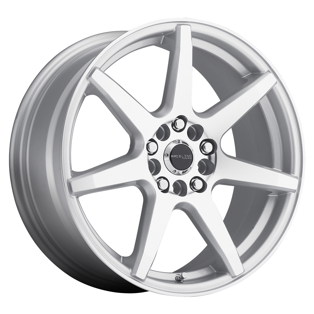 Raceline 131S EVO Silver Machined Face wheel
