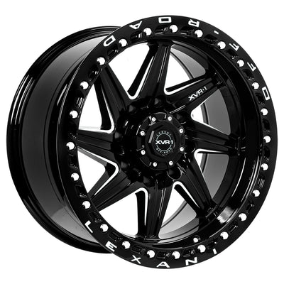 Lexani Off-Road KARMA-8 Black/Machined wheel