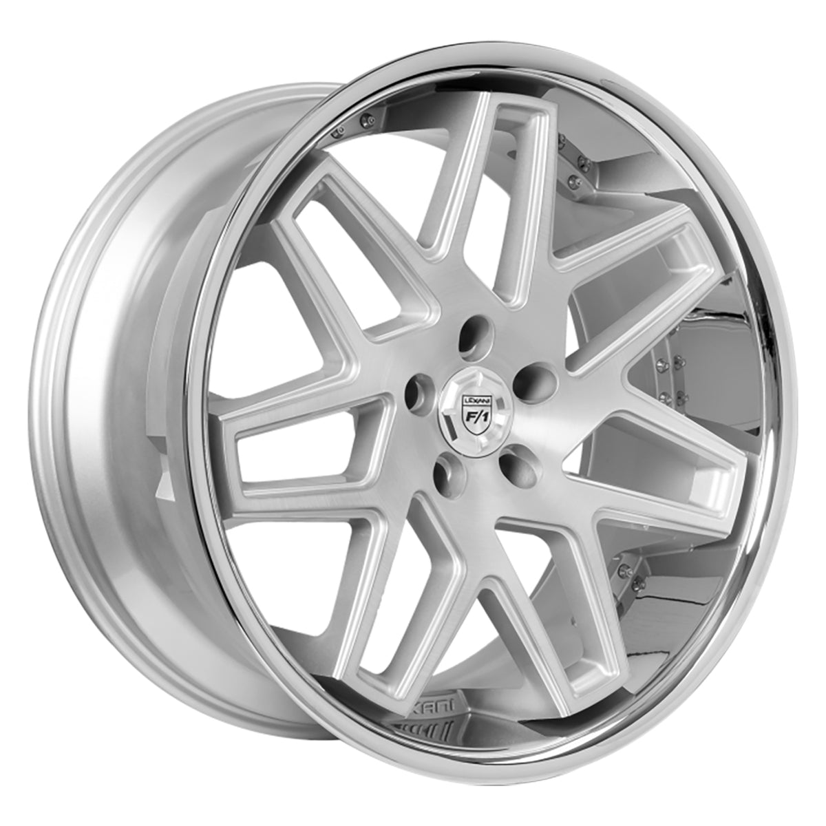 Lexani NOVA Silver/Machined/Chrome wheel