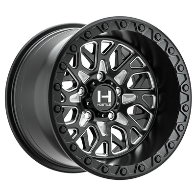 Hostile H133 GLAMIS UTV Black/Machined wheel