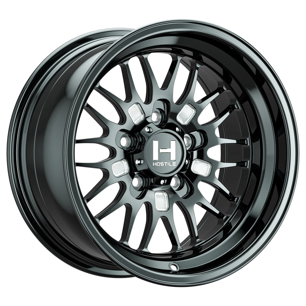Hostile Forged HF13 UTV Black/Machined wheel