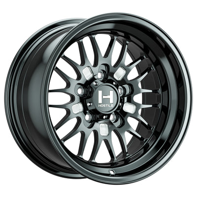 Hostile Forged HF13 UTV Black/Machined wheel