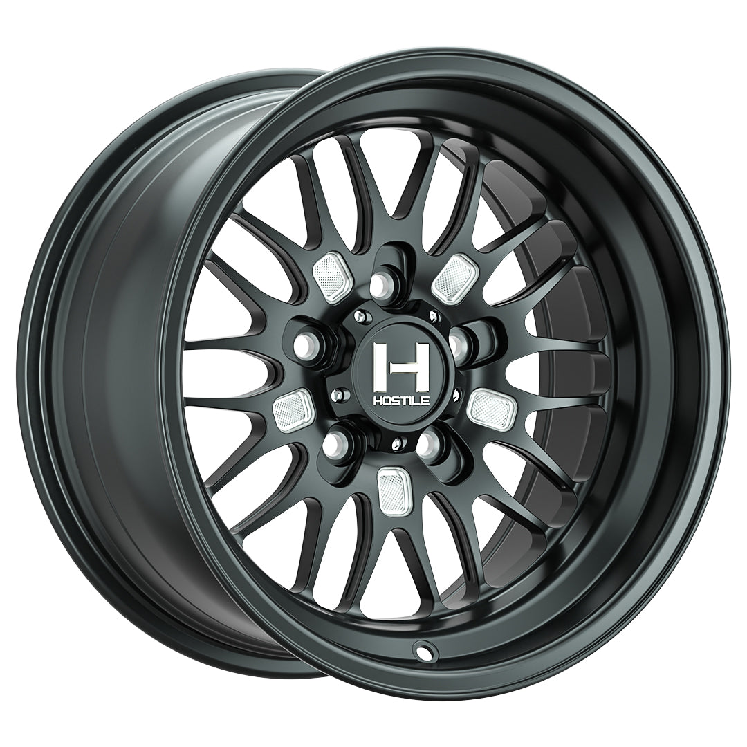 Hostile Forged HF13 UTV Black/Machined wheel