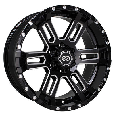 Enkei Commander Black/Machined wheel