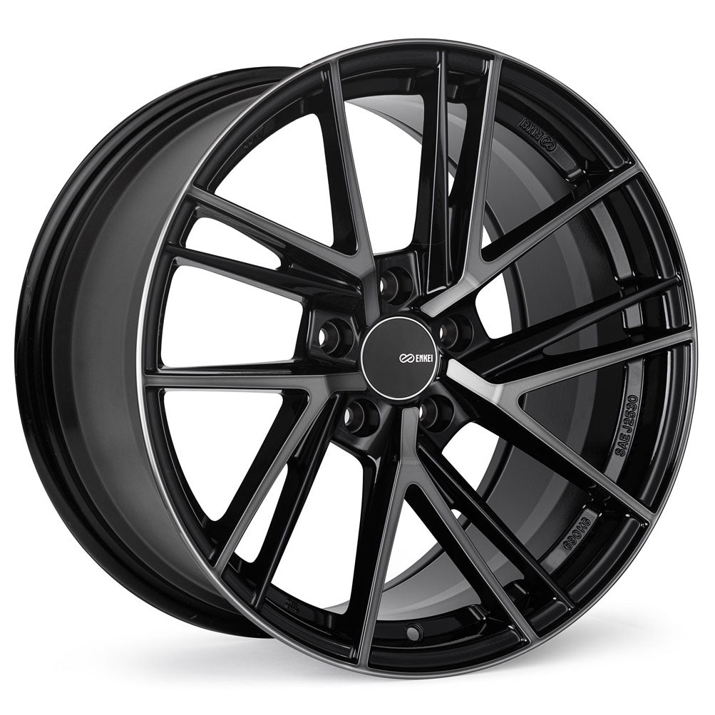 Enkei TD5 Black/Machined wheel