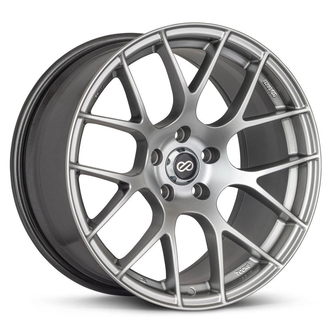 Enkei RAIJIN Silver wheel