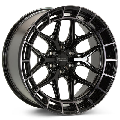 Vossen HFX-1 Black/Machined wheel