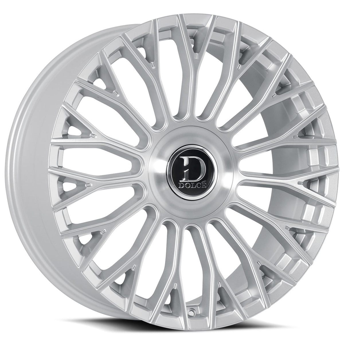 Dolce ROMA Silver Brushed Face wheel