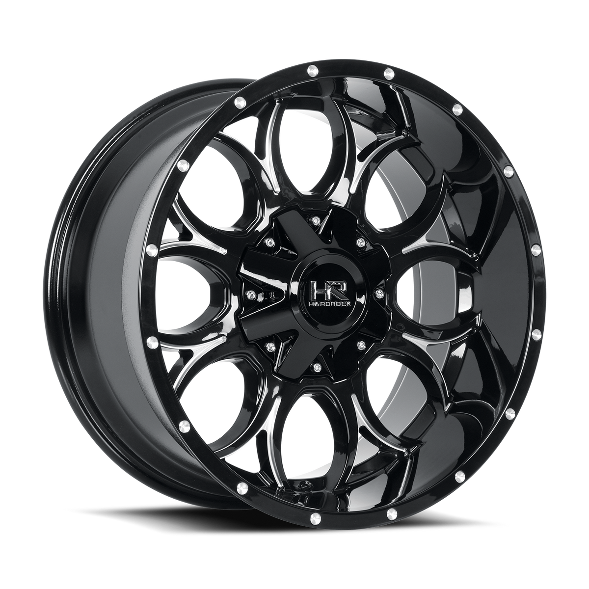 Hardrock Offroad Horseshoe Black with Milled Sp wheel