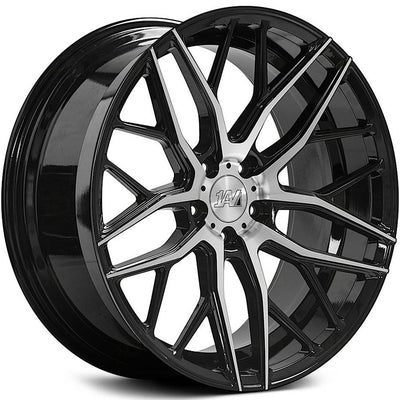 1AV ZX11 Black Machined Wheel