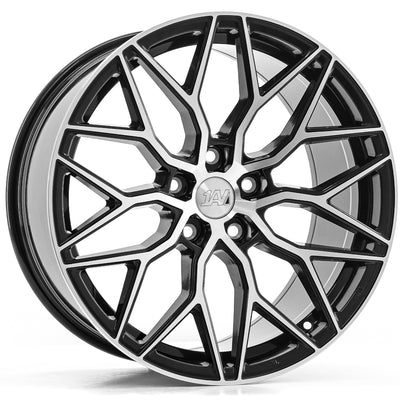 1AV ZX12 Black Machined Wheel