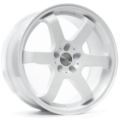 1AV ZX6 White Machined Wheel