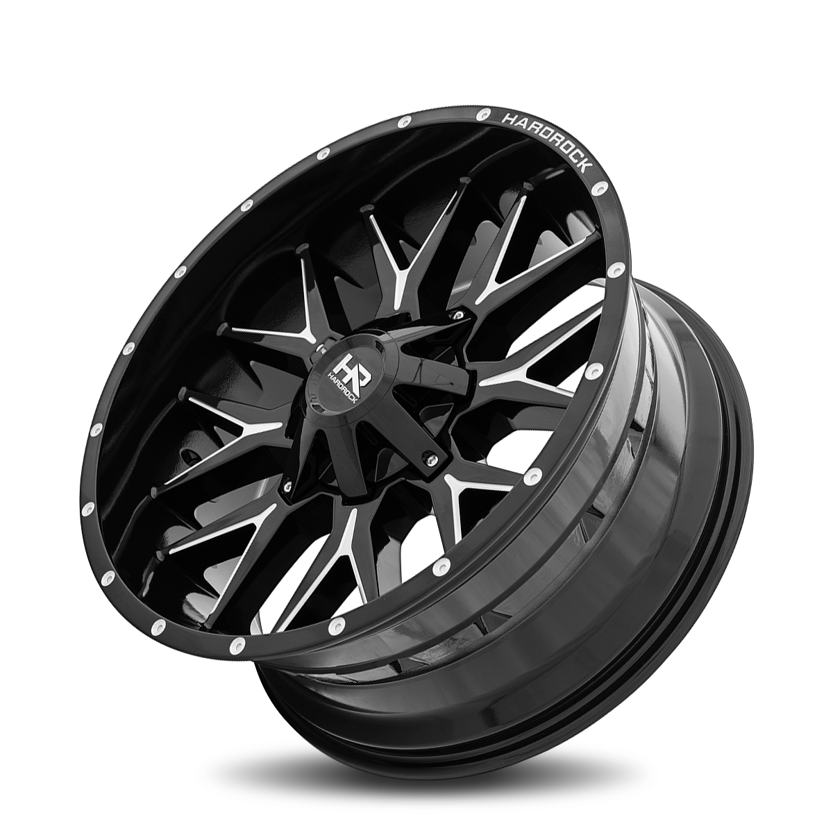 Hardrock Offroad H700 Gloss Black Milled wheel