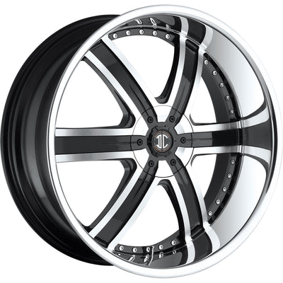 2Crave N04 Black Machined Wheel
