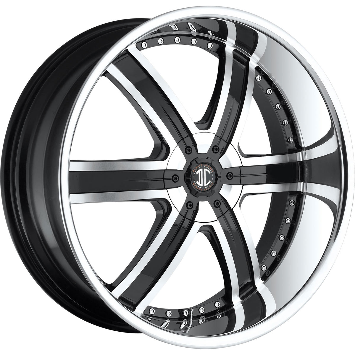 2Crave N04 Black Machined Wheel