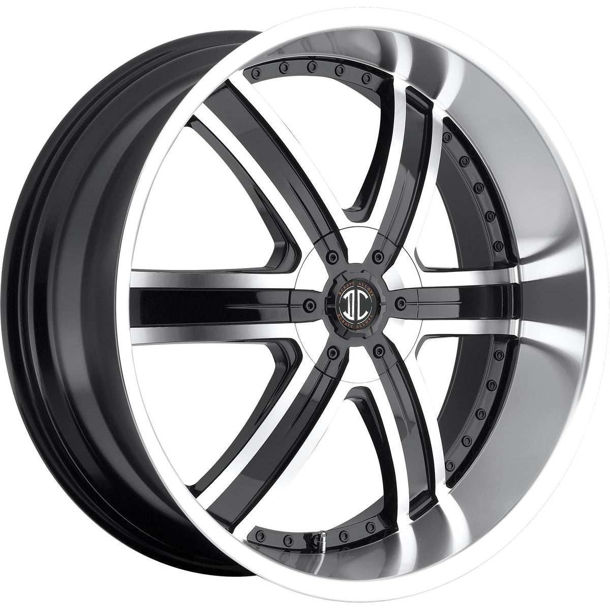 2Crave N04 Black Machined Wheel