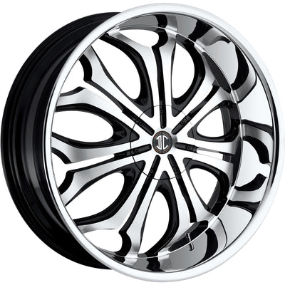 2Crave N08 Black Machined Wheel