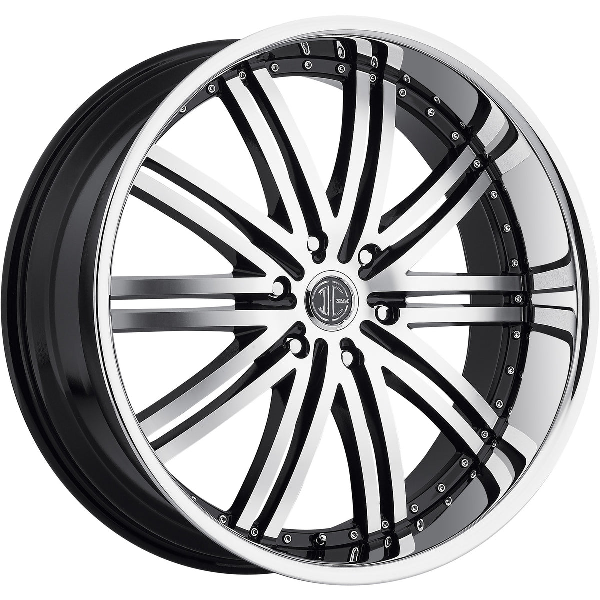 2Crave N11 Black Machined Wheel