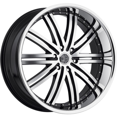 2Crave N11 Black Machined Wheel