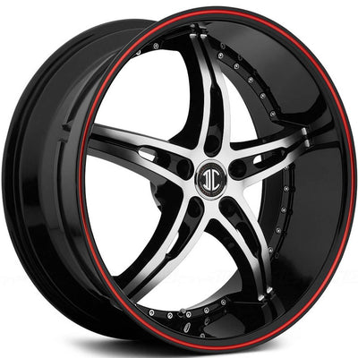 2Crave N14 Black Machined Wheel