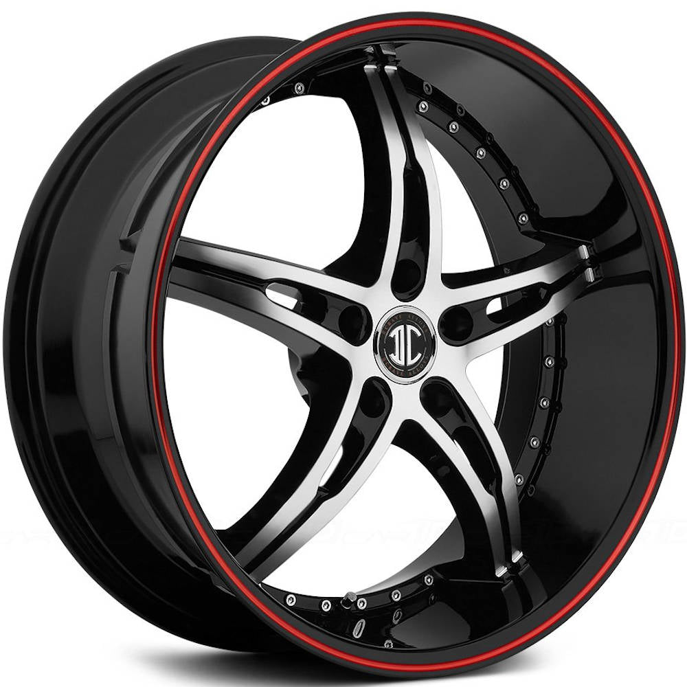 2Crave N14 Black Machined Wheel